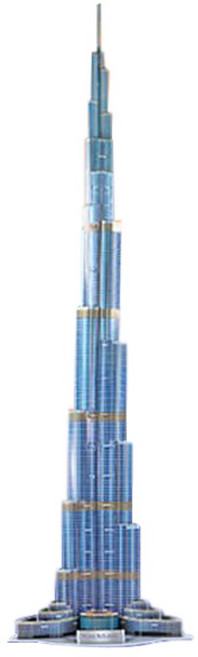 Scholas 哈里發塔立體拼圖, 1套, 72片, 哈里發塔