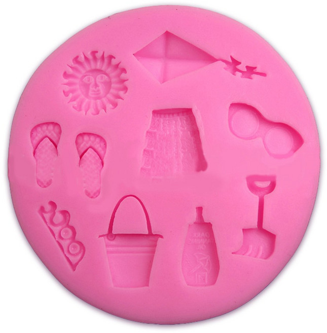 케이코퍼레이션 다용도 실리콘몰드 썸머위시2, 1개