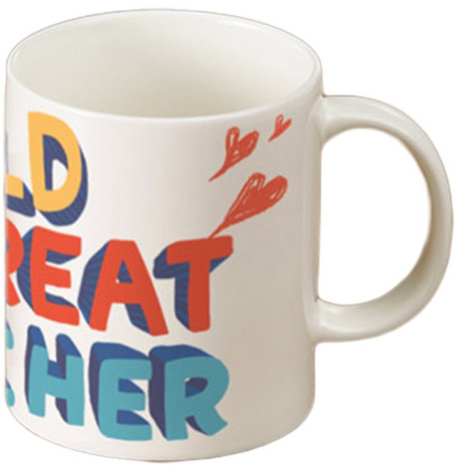 TBL 머그 월드그레이트, 혼합색상, 1개