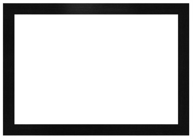 퍼즐사랑 고급형 우드 액자 38 x 52 cm, 블랙, 1개