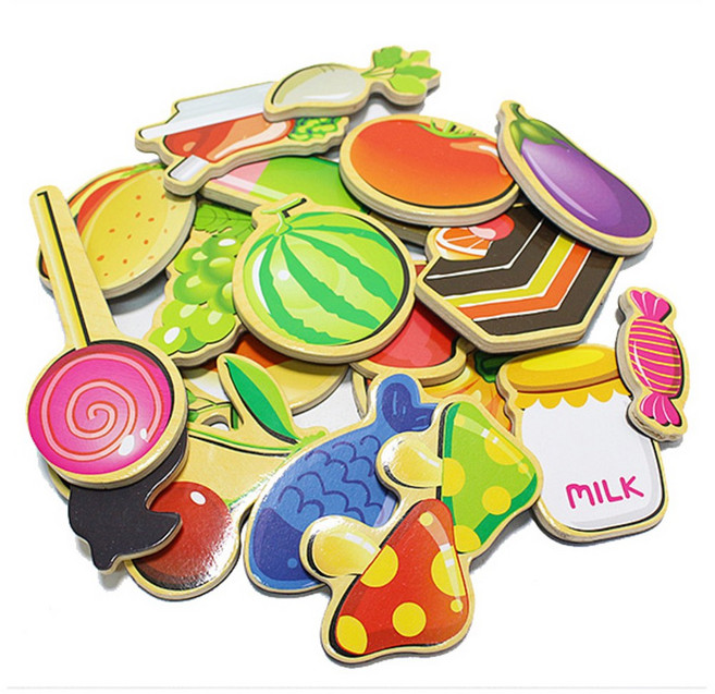 케스B튼튼 20팩 자석퍼즐 음식, 3세이상, 1개