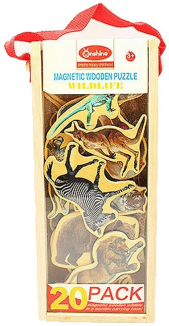 케스B튼튼 20팩 자석퍼즐 사파리, 3세이상, 1개