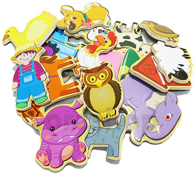 케스B튼튼 20팩 자석퍼즐 농장, 3세이상, 1개