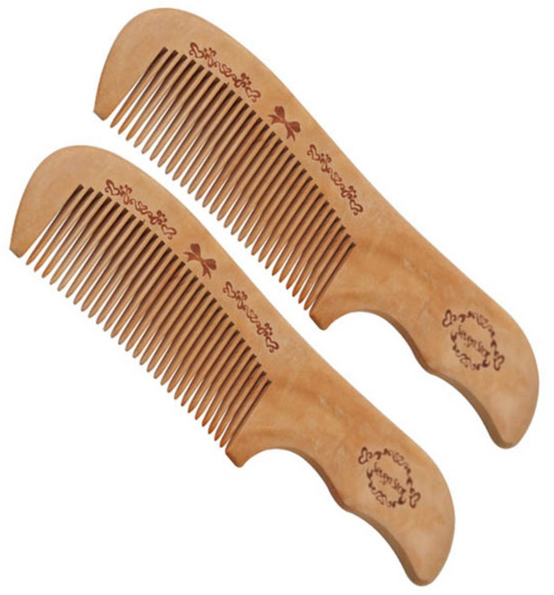 세븐스타 나무빗 LC3, 우드, 2개입