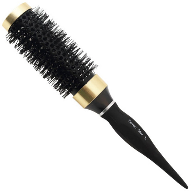 세븐스타 열전도브러쉬L 33파이 빗, 블랙, 1개