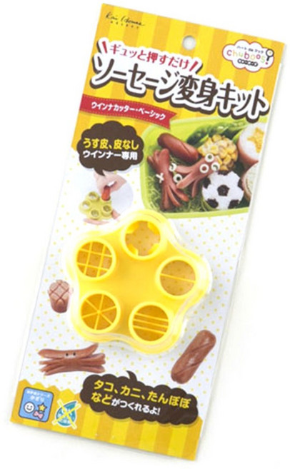 chuboos 카이 소세지 모양내기, 노랑, 1개, 1개