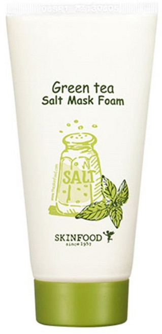 스킨푸드 그린티솔트마스크폼, 170g, 1개