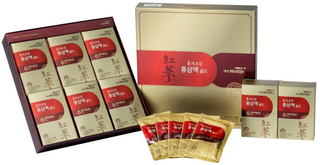 대상웰라이프 홍의보감 홍삼액 골드 슬림형 2011889, 70ml, 1개