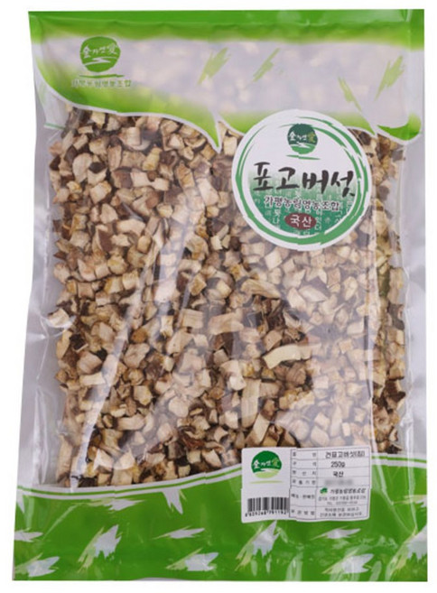 숲자연애 건표고 칩, 250g, 1개