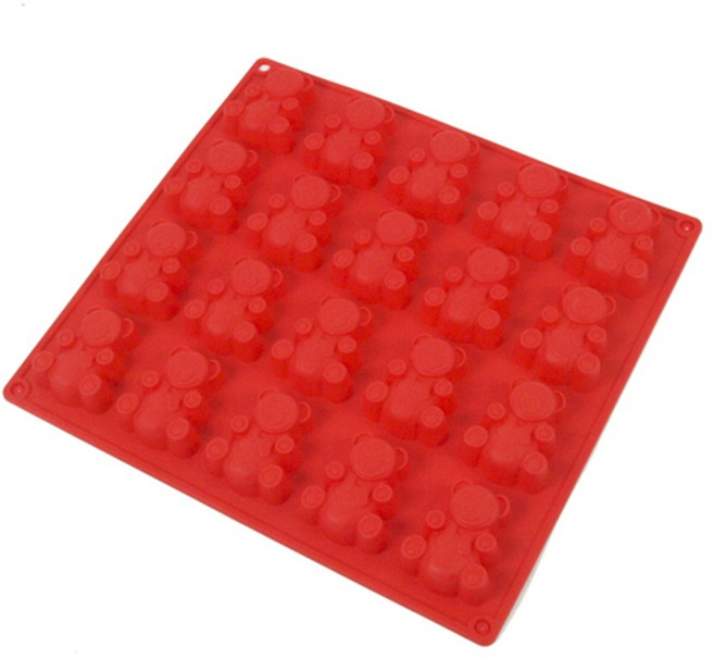 베이킹 실리콘몰드 20구, 곰돌이, 1개