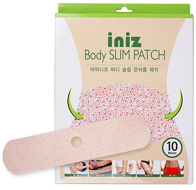 아이니즈 바디슬림패치 복부용, 10개입, 1개