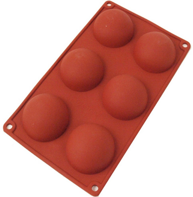 실리콘 6구 몰드 7cm, 1개