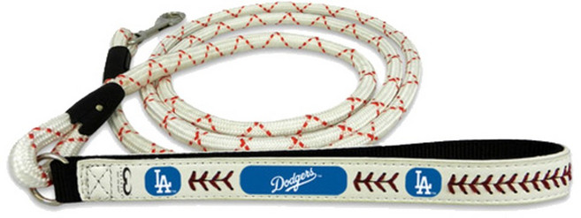 MLB애견가죽리드줄 LA다져스, M, 1개
