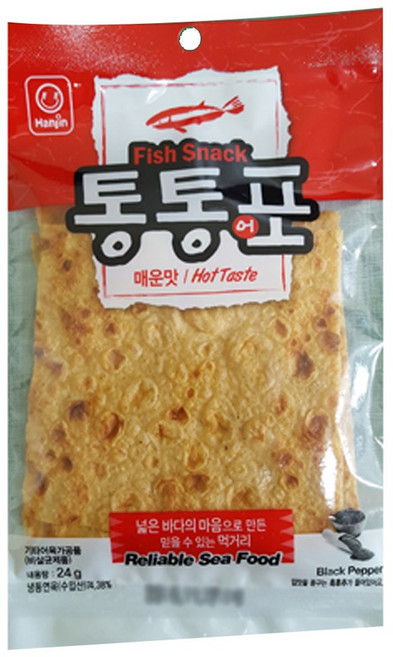 한진식품 통통어포 매운맛, 24g, 6개