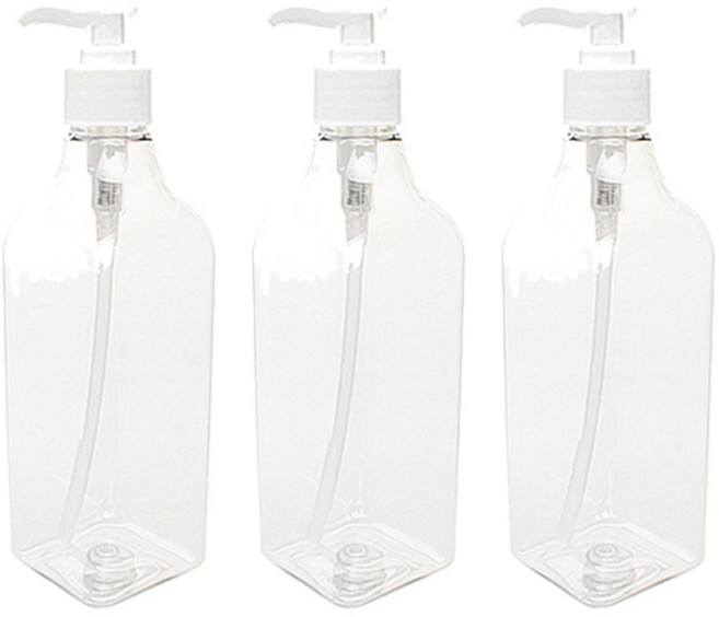 디스펜서 500ml DNS500, 투명 + 흰색, 3개