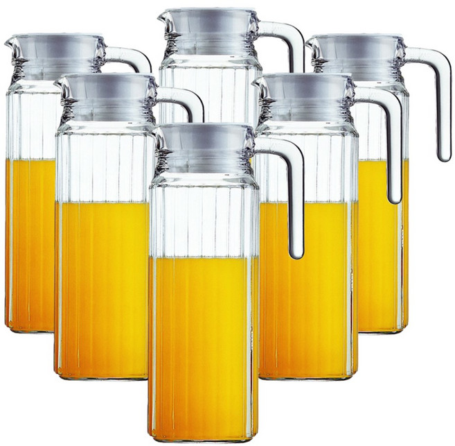 루미낙 콰드로 물병 6개입, 혼합 색상, 1.1L, 6개