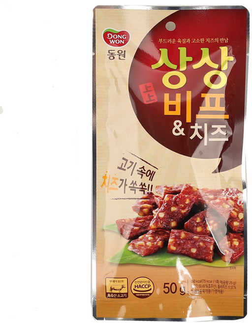 동원 항진축산 상상육포 비프앤치즈, 50g, 1개