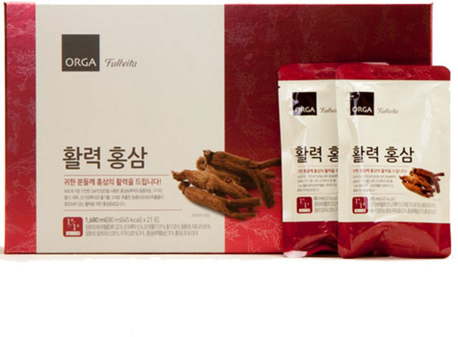 올가홀푸드 풀비타 활력홍삼, 21개, 80ml