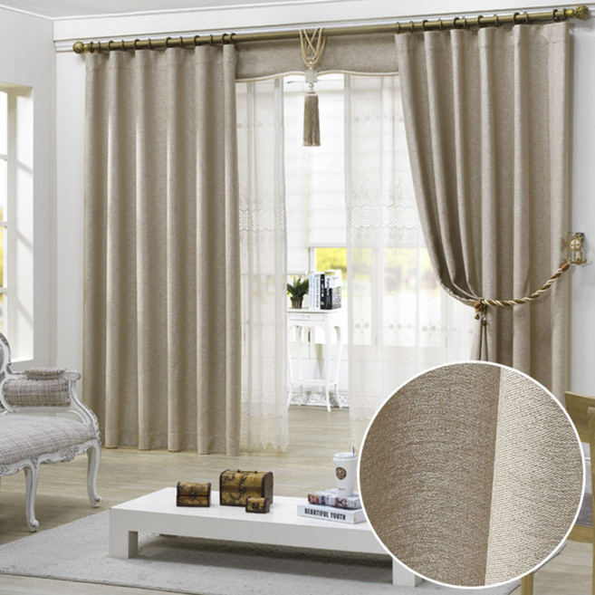 리더디자인 린넨암막/다크 2장