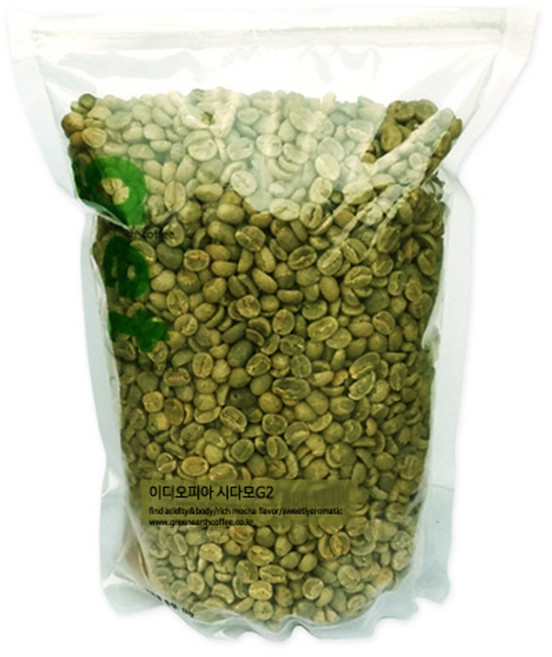 그린어쓰 이디오피아 시다모G2 생두, 500g, 1개