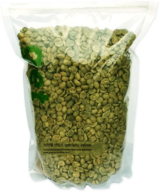 그린어쓰 브라질 산토스 specialty yellow, 1kg, 1개