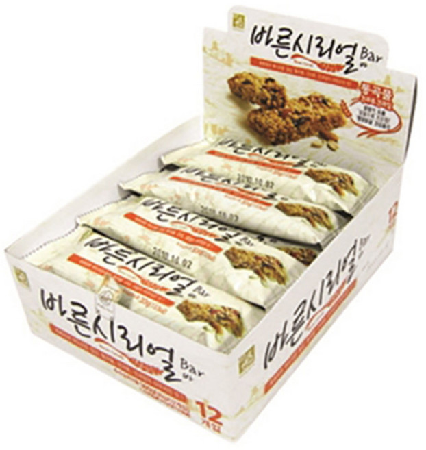 엄마사랑 바른 시리얼바, 30g, 12개