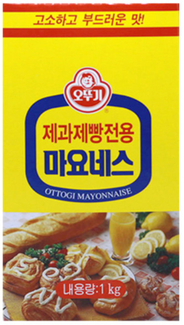 오뚜기 제과제빵전용 마요네스 /비닐, 1kg, 1개