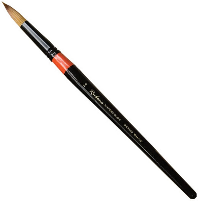 루벤스 720R 수채화 환 붓, 16호, 1개