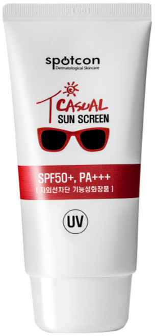 스팟콘 캐쥬얼 선 스크린, 60ml, 1개