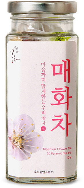 마음맑은우리꽃차 매화차, 500mg, 20개입, 1개