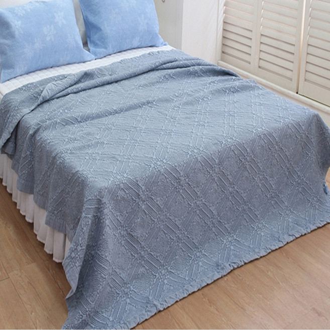 바니루이스 다마스크 풍기인견 스프레드, 네이비