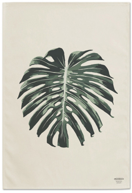 어번던스 보테니컬디자인 가리개커튼