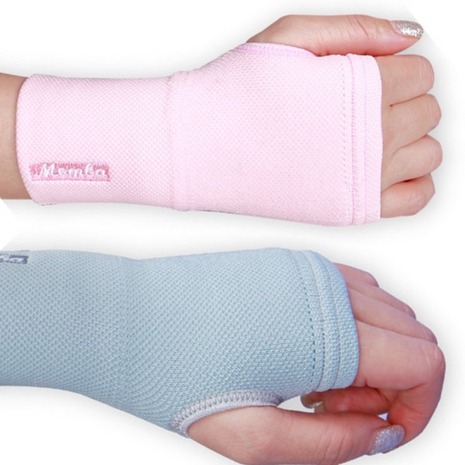 맘바 액티브드라이 손목보호대 입체형 세트, 소프트핑크 + 그레이민트, 1개