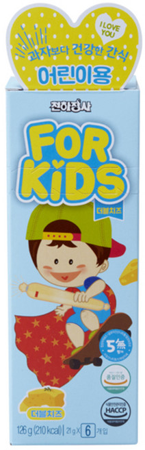 진주햄 포키즈 더블치즈 소시지, 126g, 1개