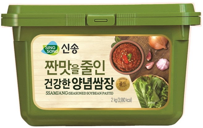 신송 짠맛을 줄인 건강한 양념쌈장, 2kg, 1개