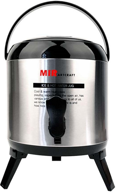 미르코리아 워터저그 키퍼 보온보냉 MWJ, 블랙그레이, 1개, 3L