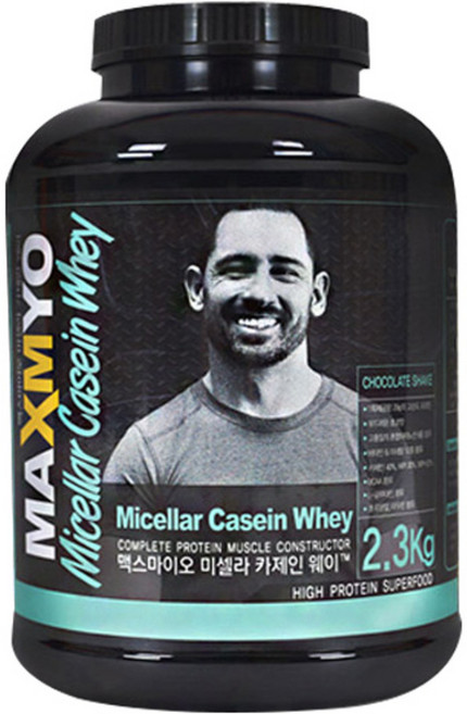 맥스마이오 미셀라 카제인웨이 헬스보충제, 2.3kg, 1개