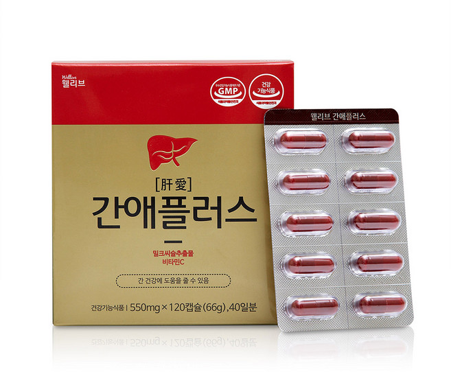 웰리브 간애플러스, 120정, 1개