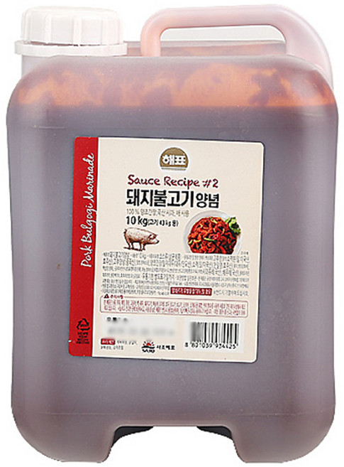 사조해표 돼지불고기양념, 10kg, 1개