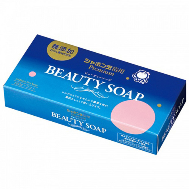 샤본다마 뷰티솝비누 세트, 100g, 3개입