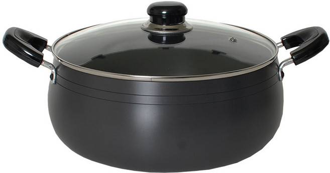 모던맘 국산 하드앤베이직 경질 양수냄비, 22cm, 1개