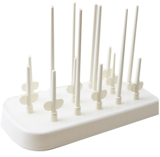 베이비베어 젖병건조대, 하부판+긴봉+짧은봉, 아이보리