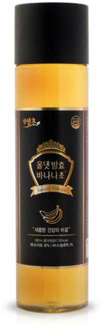 올댓다이어트 발효 바나나초, 500ml, 1개