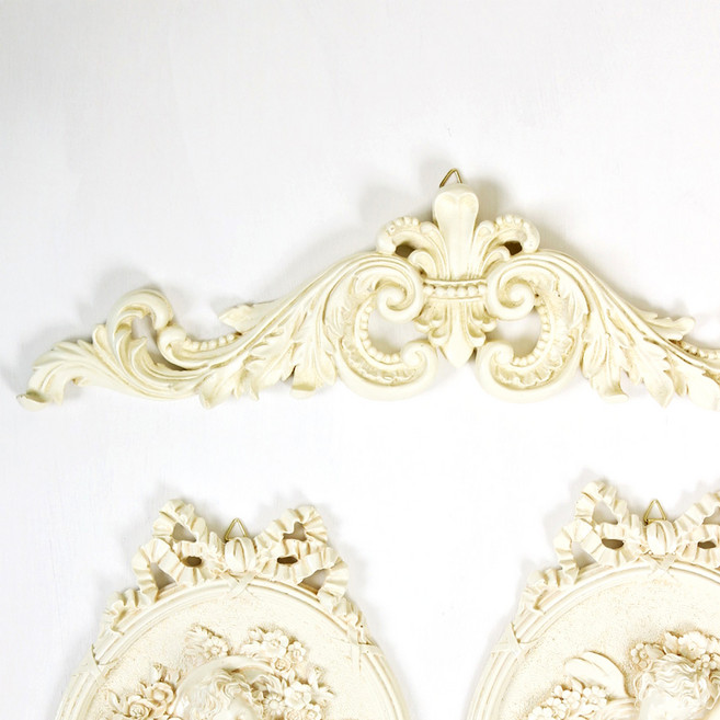 Kidari 雷奧納德裝飾線板, 象牙白, 1 個