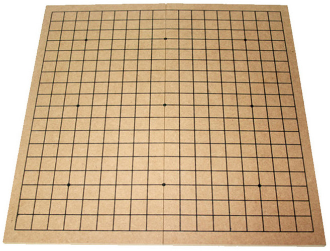 육형제바둑 518접이식 장기바둑판, 노랑, 1개