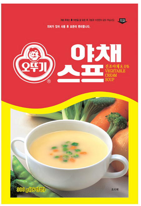 오뚜기 야채 스프, 300g, 1개