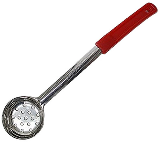 호레카 타공 스푸들국자 소스국자 60ml, 레드