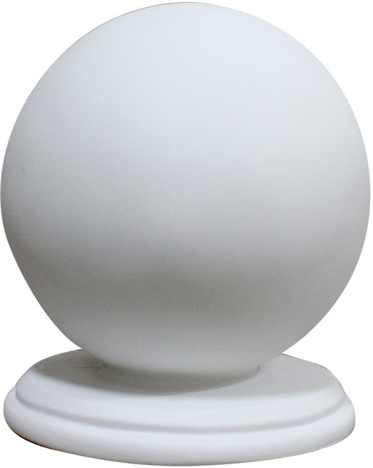 기하도형 공 구 석고상, 1개, 15 x 16 cm