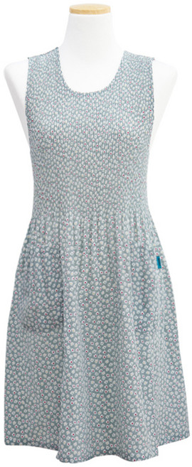 해피툴 큐트 플로럴 원피스 앞치마, 민트, 1개