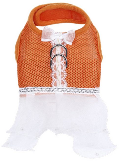 키즈본 레이스메쉬하네스 오렌지 Y311POP648, XS, 1개